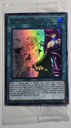 Alluring Mirror Split LART-EN028 Limited Edition Ultra Rare Yugioh NM/M SEALED - Image 1