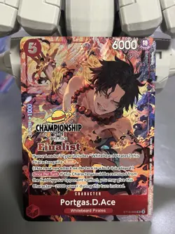 One Piece TCG Portgas .D. Ace Finalist Championship 2025-26 ST15-005 - Image 1