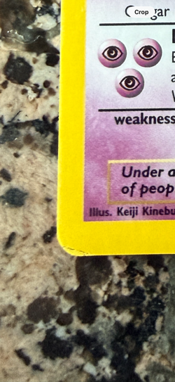 Pokemon TCG Gengar Fossil Holo Card 5/62 Unlimited Rare Vintage 1999 HP - Image 3