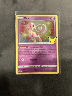 Pokemon Mew Holo Holo Lot 2 CARDS!! #011/025 Sword & Shield Celebrations - Image 2