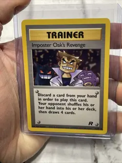 Imposter Oak's Revenge - 76/82 Team Rocket 2000 - WOTC - Pokemon TCG NM/MT Card - Image 1