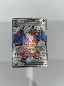 Pokemon TCG Charizard EX SVP056 Black Star Holo Promo Card NM/M Condition - Image 1