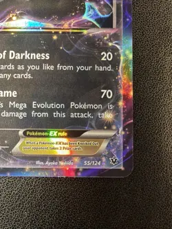 Umbreon EX - 55/124 - XY Fates Collide Ultra Rare Holo Pokemon Card - NM - Image 4