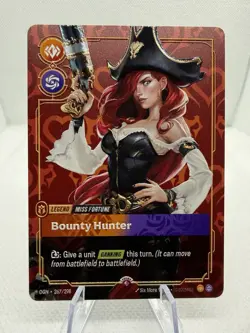Riftbound Miss Fortune - Bounty Hunter METAL Card Vegas Prize Wall Exclusive - Image 1
