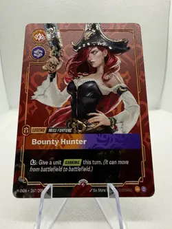 Riftbound Miss Fortune - Bounty Hunter METAL Card Vegas Prize Wall Exclusive - Image 2