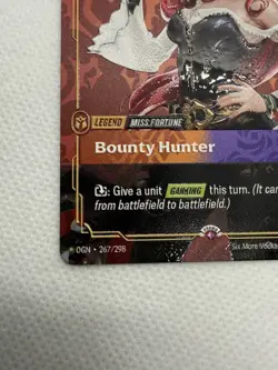 Riftbound Miss Fortune - Bounty Hunter METAL Card Vegas Prize Wall Exclusive - Image 5