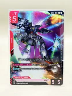 Providence Gundam - GD03-033 LR Gundam Card Game NM - Image 1