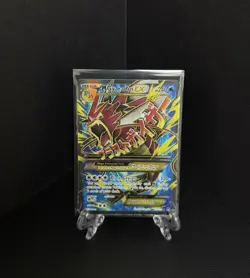 M Gyarados EX (Full Art) 115/122 Breakpoint Holo Rare Mega XY Card Damaged - Image 1