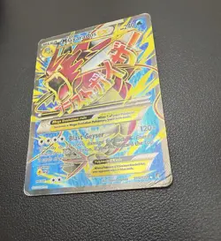 M Gyarados EX (Full Art) 115/122 Breakpoint Holo Rare Mega XY Card Damaged - Image 3