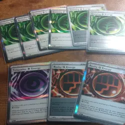 Pokemon Special Energy Cards Lot 9x 087/088 Growing Telepathic Rocky English - Image 1