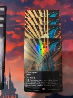 MTG Edge of Eternities Swarmyard Borderless x 4, One Foil - Image 1