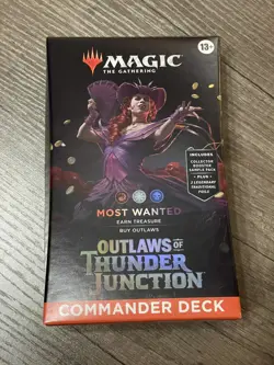 MTG: Outlaws of Thunder Junction Commander Deck - Most Wanted Brand New Sealed - Image 1