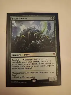 Scute Swarm Zendikar Rising Foil NM Magic: The Gathering - Image 1