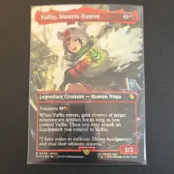 Yuffie, Materia Hunter Rare Regular 0470 Universes Beyond Final Fantasy MTG - Image 1