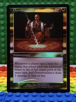 1x FOIL Overabundance - #259 - Invasion (INV) - NM - VINTAGE MTG RARE - Image 1