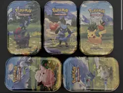 Pokemon TCG Ascended Heroes MINI TINS Art Set (no packs, with bulk inside) - Image 1
