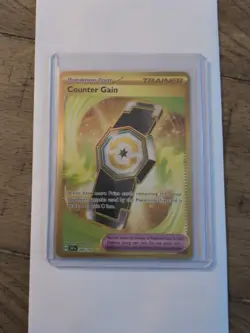 Pokemon TCG Counter Gain 249/191 Sv08: Surging Sparks Holo - Image 1