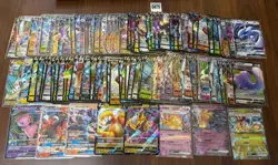 100 Lot All RR Pokemon Chinese Card Art Rare Palafin Pidgeotto Houndour TCG NE - Image 1