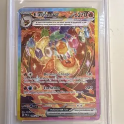 Pokemon Flareon ex 146/131 Prismatic Evolutions Holo Special Illustration PSA 9 - Image 3