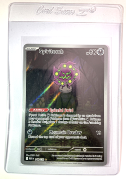 Pokemon Spiritomb 148/132 Me01: Mega Evolution Holo Illustration Rare IR Card - Image 3
