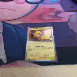 Pikachu 051/162 Cosmos Holo Common Promo Temporal Forces 2026 Pokemon Day - Image 1