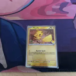 Pikachu 051/162 Cosmos Holo Common Promo Temporal Forces 2026 Pokemon Day - Image 2