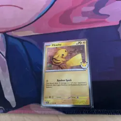 Pikachu 051/162 Cosmos Holo Common Promo Temporal Forces 2026 Pokemon Day - Image 3