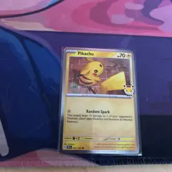 Pikachu 051/162 Cosmos Holo Common Promo Temporal Forces 2026 Pokemon Day - Image 4