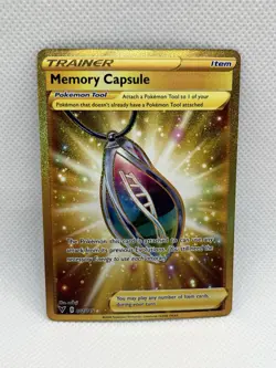 Pokemon TCG Memory Capsule Full Art Secret Rare 202/185 Vivid Voltage NM - Image 1