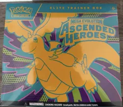 Pokemon Mega Evolution Ascended Heroes Elite Trainer Box Sealed New ships ASAP - Image 1