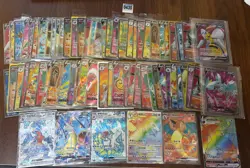 69Lot All SR Pokemon Chinese Card Art Rare Palafin Pidgeotto Houndour TCG NE - Image 2