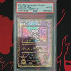 Pokemon 2000 Movie Promo Ancient Mew #1 PSA 8 Holo Wizards Pokemon TCG - Image 1