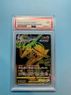 Rayquaza Vmax 284/184 UR PSA 10 Pokemon VMAX Climax s8b Japanese Full Art Holo - Image 1