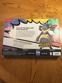 Pokemon TCG Ascended Heroes Premium Poster Collection (Mega Lucario Promo) New - Image 2