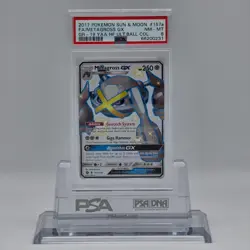 2017 Pokemon Sun & Moon GR 19 YAA HF ULT. Ball Col #157a FA/Metagross GX PSA 8 - Image 1