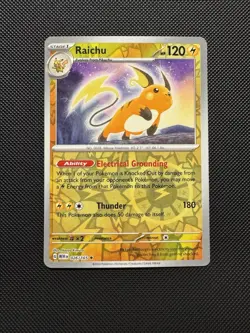 Pokemon TCG Raichu 026/165 Sv: Scarlet & Violet 151 Reverse Holofoil Near Mint - Image 1