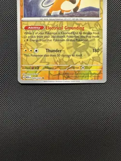 Pokemon TCG Raichu 026/165 Sv: Scarlet & Violet 151 Reverse Holofoil Near Mint - Image 4