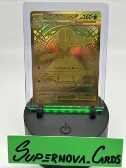 2025 Pokemon Mega Evolutions Mega Gardevoir ex 187/132 Mega Hyper Rare Gold TCG - Image 1