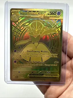 2025 Pokemon Mega Evolutions Mega Gardevoir ex 187/132 Mega Hyper Rare Gold TCG - Image 2