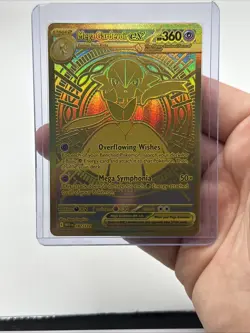 2025 Pokemon Mega Evolutions Mega Gardevoir ex 187/132 Mega Hyper Rare Gold TCG - Image 5