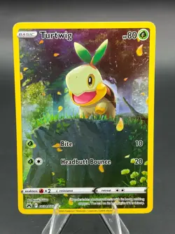 Pokemon Turtwig Crown Zenith Galarian Gallery Full Art Holo Rare GG31/GG70 - Image 1