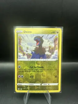 Deino Reverse Holo - 113/203 - Evolving Skies Pokemon 2021 - Image 1