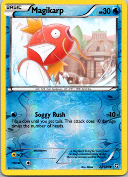 Pokemon Magikarp 23/124 Reverse Holo BW Dragons Exalted - Image 1