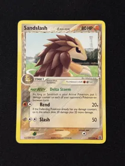 Sandslash #27/113 - Pokemon TCG - EX Delta Species - Rare - LP - Image 1