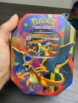 ---LOT OF 2--- Pokemon TCG Mega Charizard X /Y Ex Tin Bundle Sealed New #1/2 - Image 2