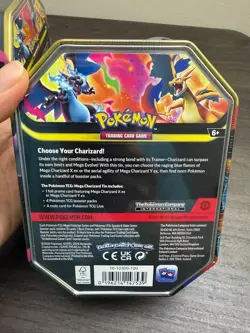 ---LOT OF 2--- Pokemon TCG Mega Charizard X /Y Ex Tin Bundle Sealed New #1/2 - Image 5