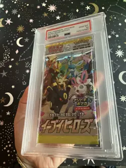 2021 Pokemon Japanese Eevee Heroes Booster Pack PSA 10 GEM Mint - Image 4