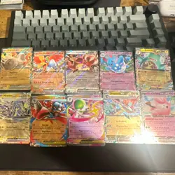 Pokemon Ascended Heroes EX Holo Lot 10 Regirock Ho-Oh Kangaskhan Lucario etc. - Image 1