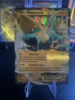 MANECTRIC EX 23/119 HOLO RARE EX PHANTOM FORCES POKEMON HP - Image 1