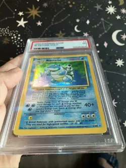 1999 Pokemon Game Blastoise-Holo #2 NM PSA 7 - Image 5